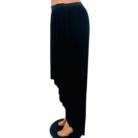 Vintage Y2K Urban Outfitters Black High-Low Maxi Skirt W/ Shorts Whimsygoth Boho - Picture 7 of 12